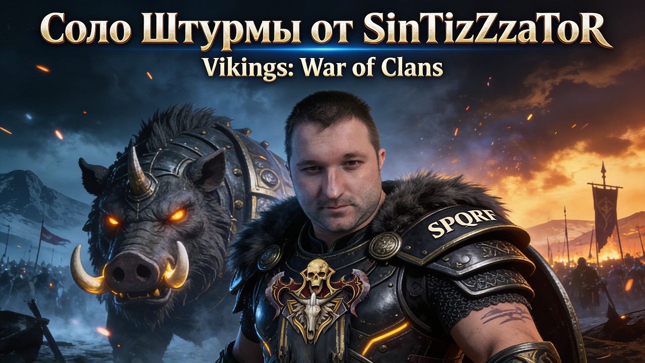 🔴Соло ШТУРМЫ от SinTizZzaToR | Solo assaults from SinTizZzaToR |#sintizzzator  #vikingswarofclans