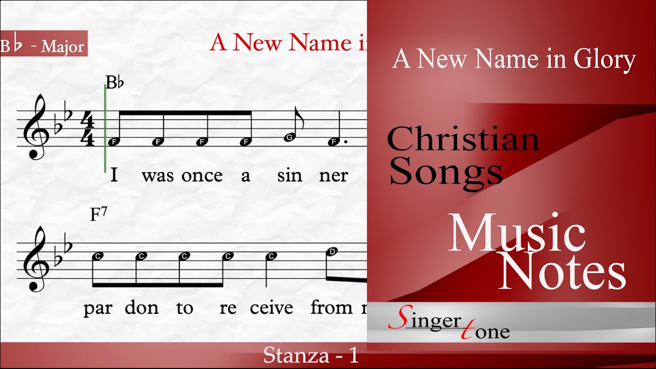 A New Name In Glory | Music Notes.