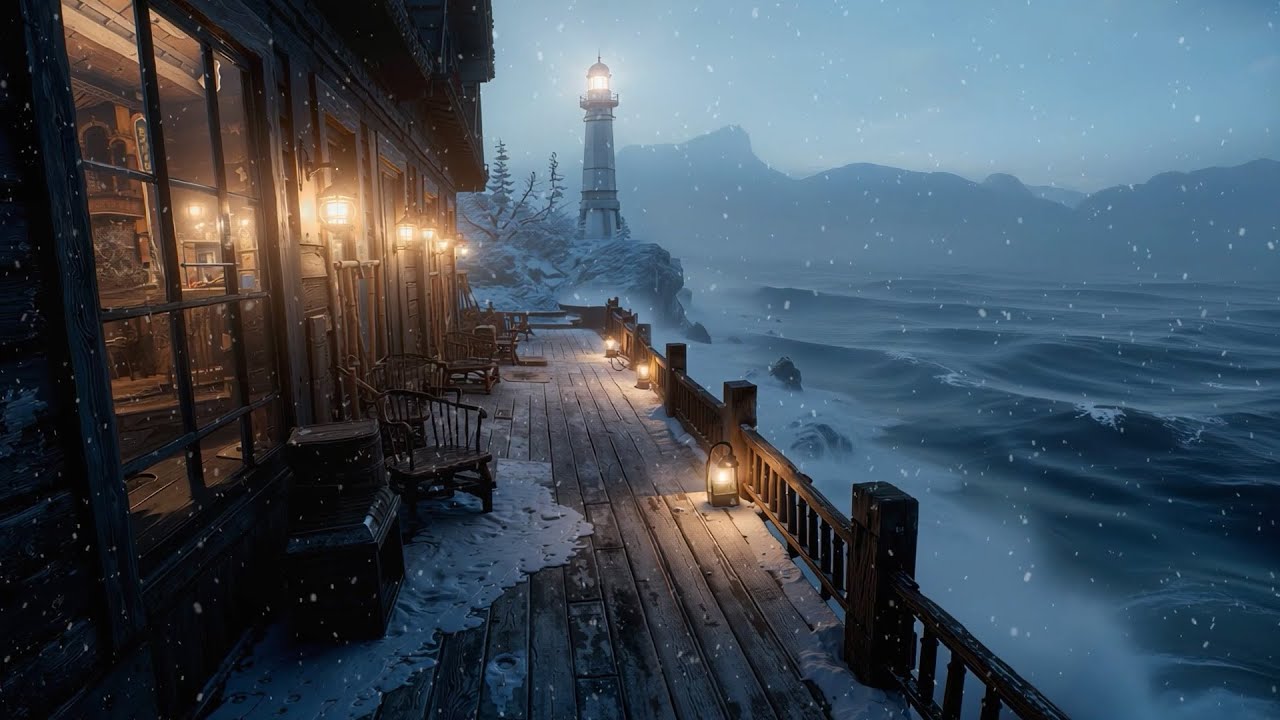 Calming Piano with Blizzard Sounds for Focus | Boost Mental Clarity and Quick Recovery