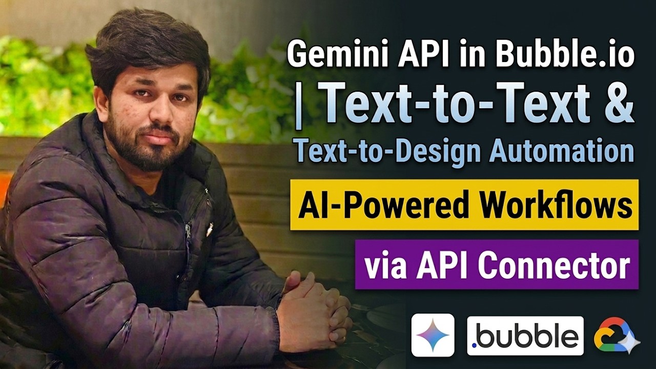 🚀 Gemini API in Bubble.io | Text-to-Text & Text-to-Design Automation with API Connector