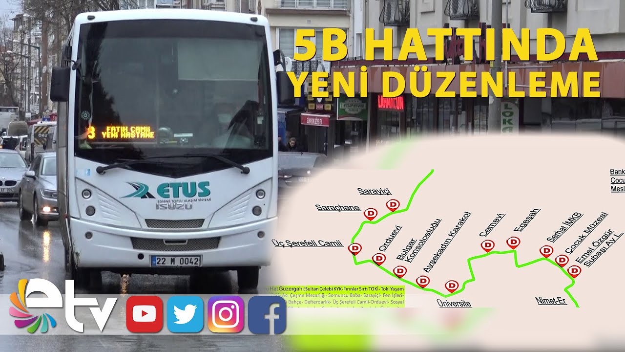 5B HATTINDA YENİ DÜZENLEME
