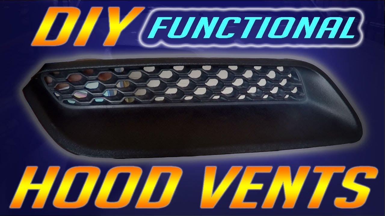 How to Make FUNCTIONAL HOOD VENTS for RAM 1500