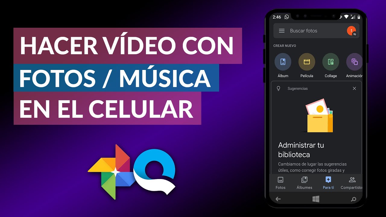 C&oacute;mo Hacer un VIDEO con FOTOS y M&Uacute;SICA en el Celular