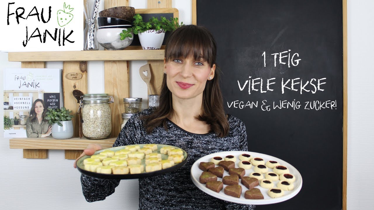 1 Teig viele Kekse | vegan & wenig Zucker!