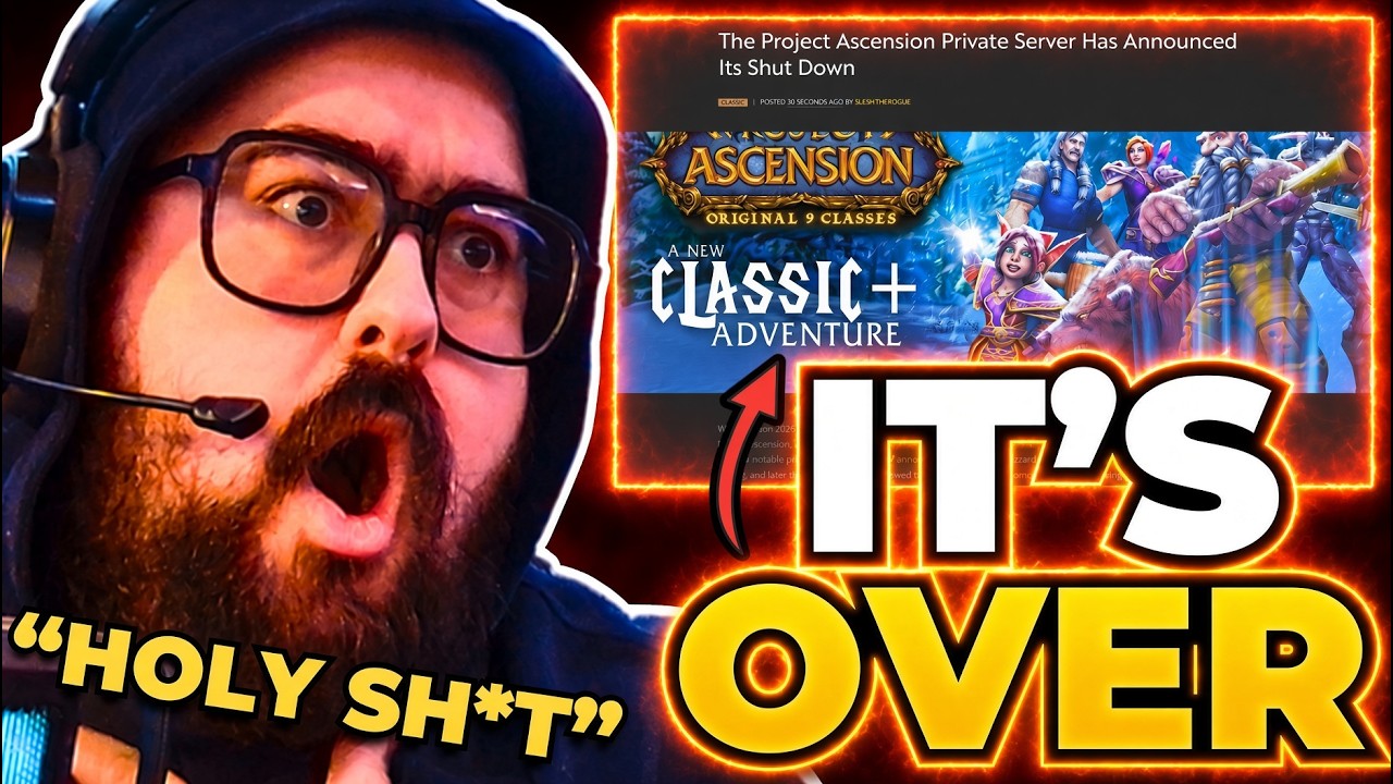Project Ascension закрылся прямо перед BlizzCon