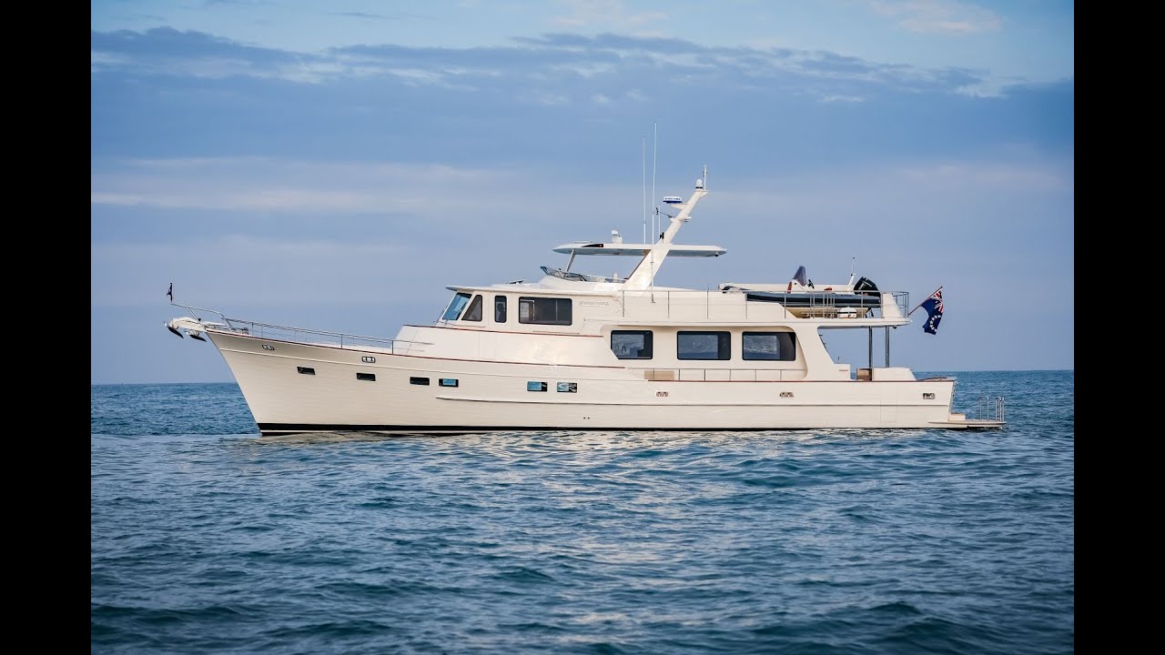 Fleming 85 Enclosed Flybridge walk through