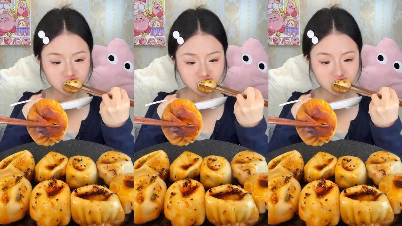 Juicy Pan-Fried Dumplings ASMR | Crispy Outside, Soup Inside 🥟🔥 