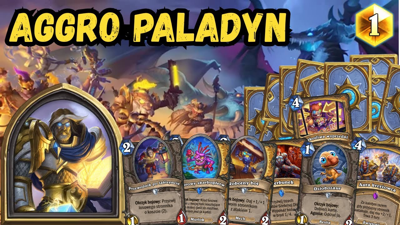 Aggro Paladyn - Najtańsza talia w Hearthstone! (Across The Timeways)