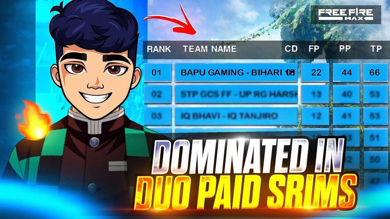 Playing Duo Paid Scrim 🔥🏆Dominating Matches In Paid Scrim 🎭 | Esport Journey In FF Paid