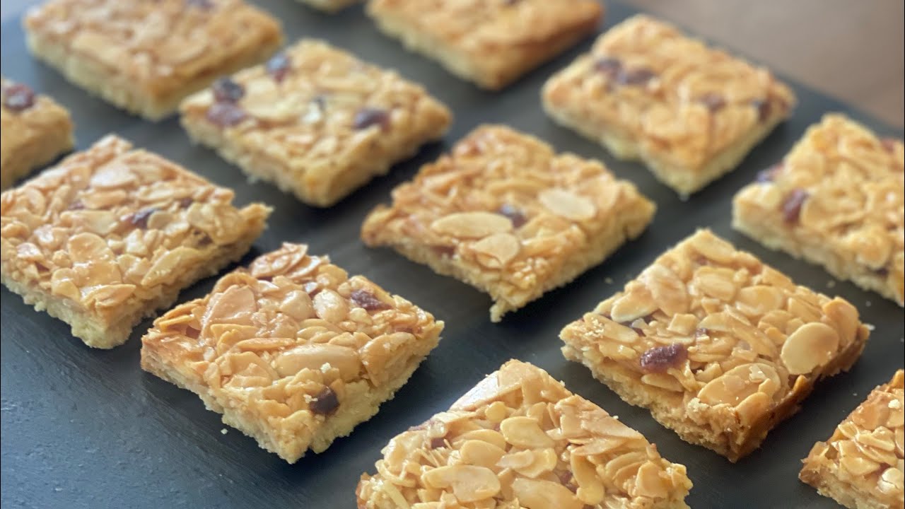 Easy and crunchy Florentine cookies 