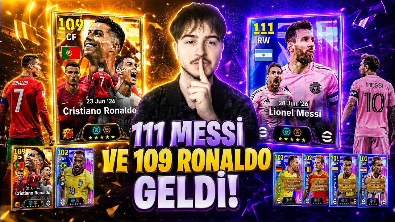 111 MESSİ VE 109 RONALDO İLE YOUTUBE GERİ D&Ouml;N&Uuml;Ş!! TOP A&Ccedil;ILIMI + DENEME!! 🔥🔥