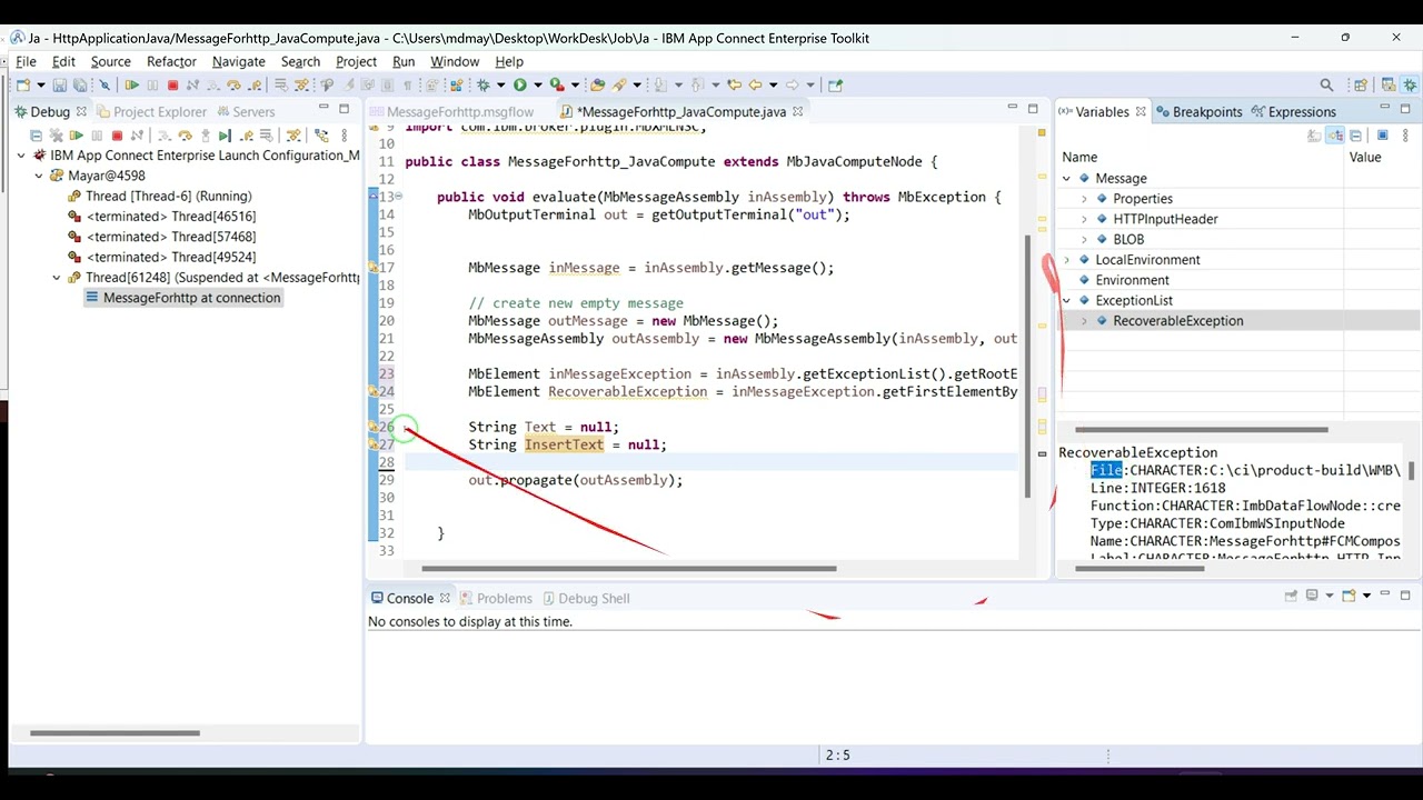 22 1 IBM IIB Handling Exceptions in the JavaCompute Node
