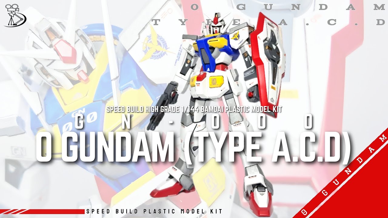 Speed Build | HG 00 | GN-000 | 0 Gundam (Type A.C.D) | Bandai