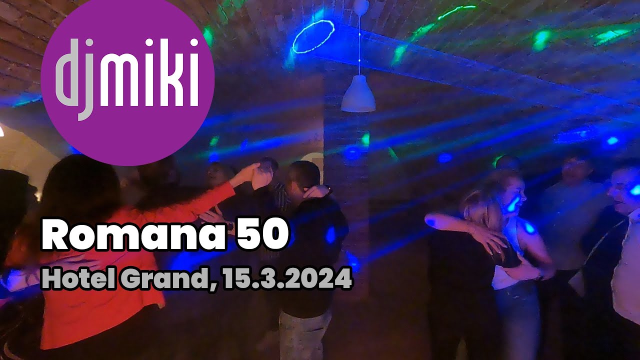 DJ Miki hrál na narozeninové oslavě Romany😍