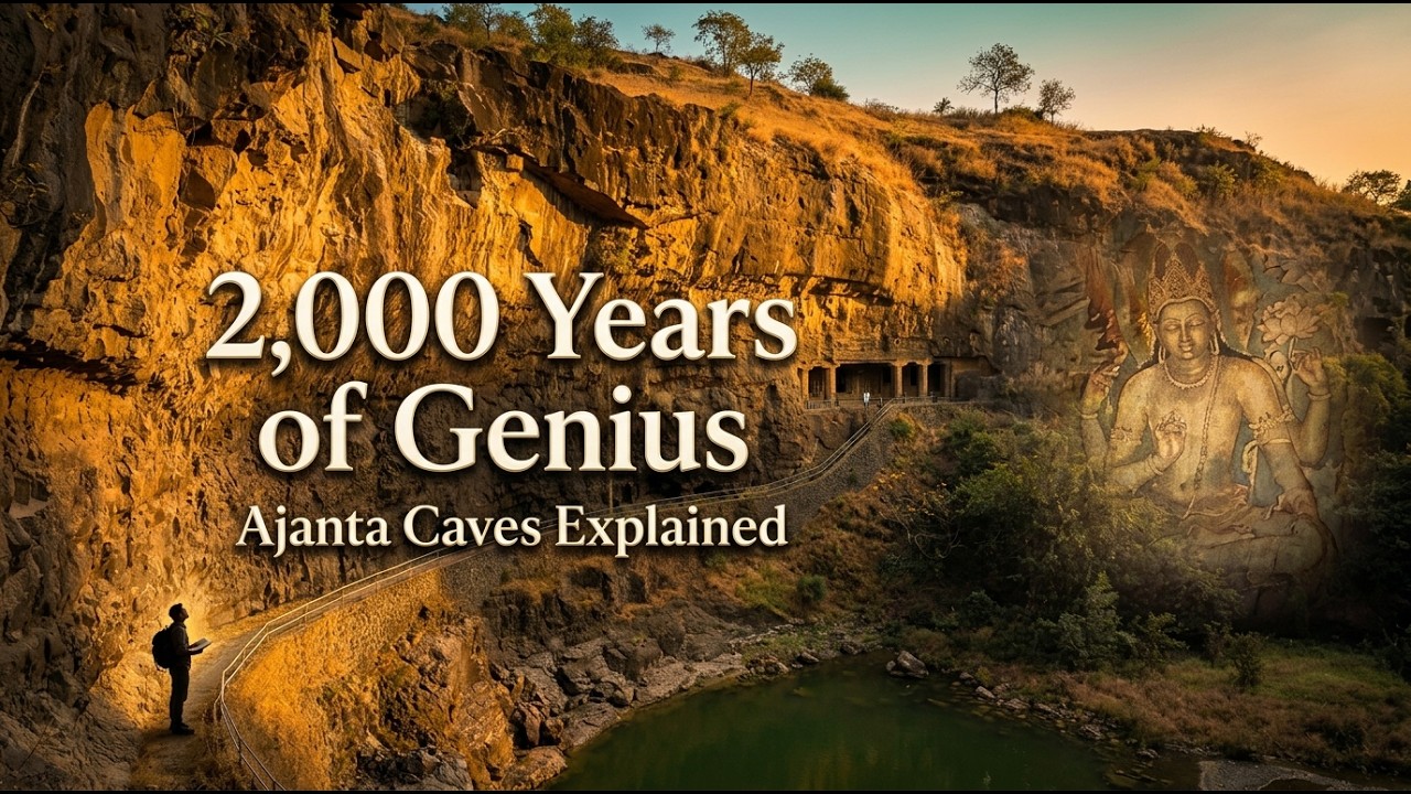 The Ajanta Caves, Where Stone Became Sacred Art| History, Architecture & Paintings