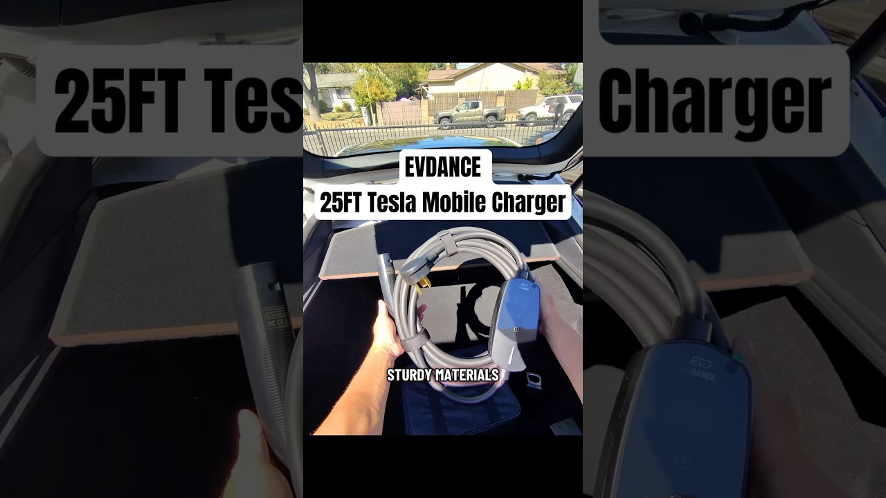 THE 25FT Tesla Charger by EVDANCE!