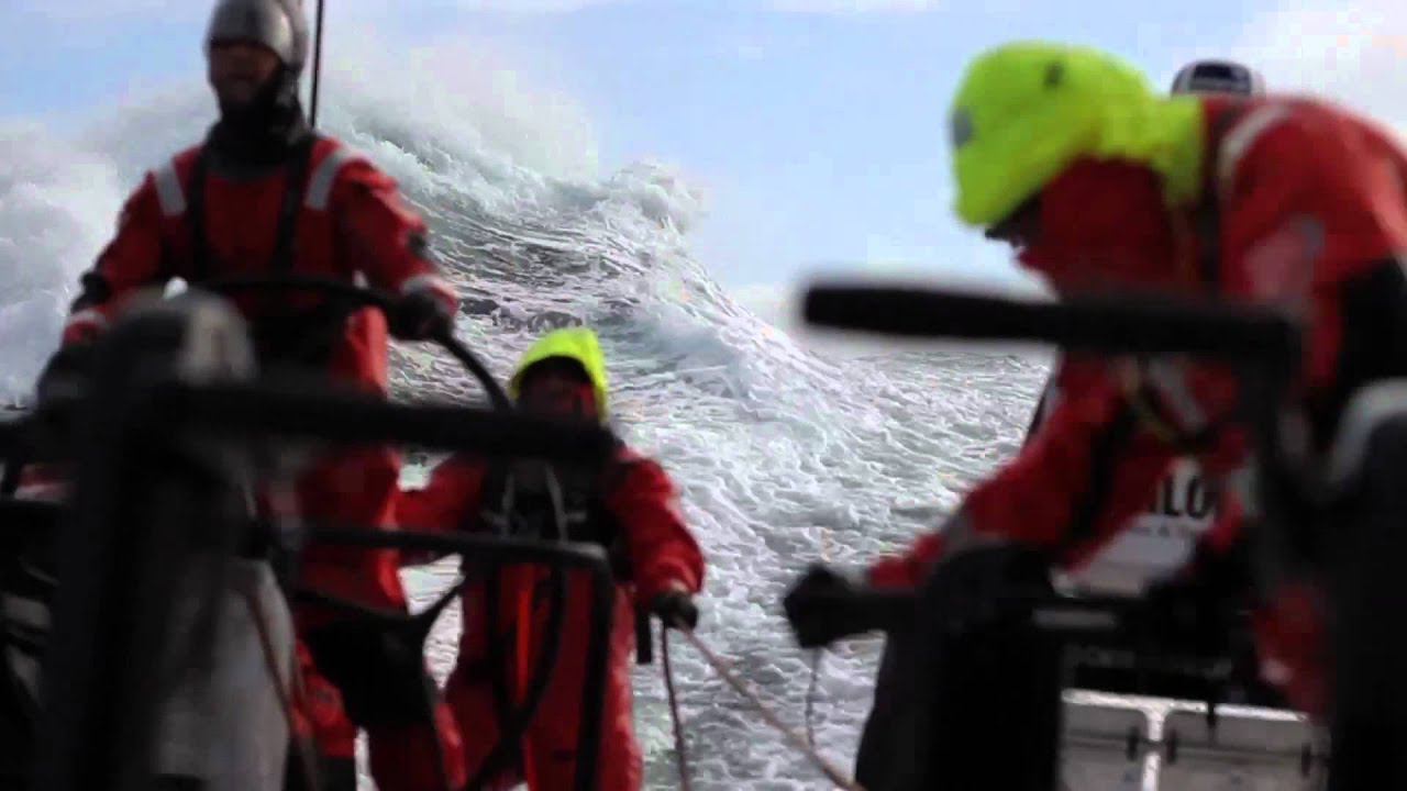 VOR 70 wonderful downwind sailing