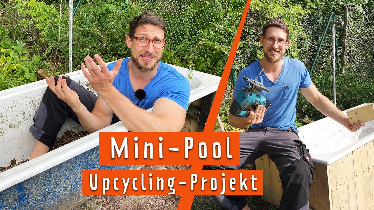 Badewanne in Mini-Pool umbauen: Abkühlung im Kleingarten | MDR Garten