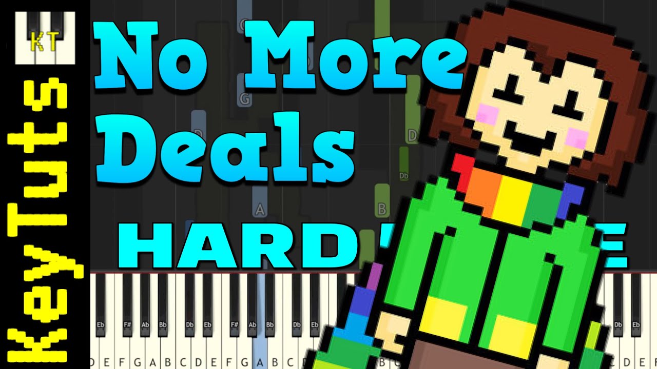 No More Deals [Undertale AU] - Hard Mode [Piano Tutorial] (Synthesia)