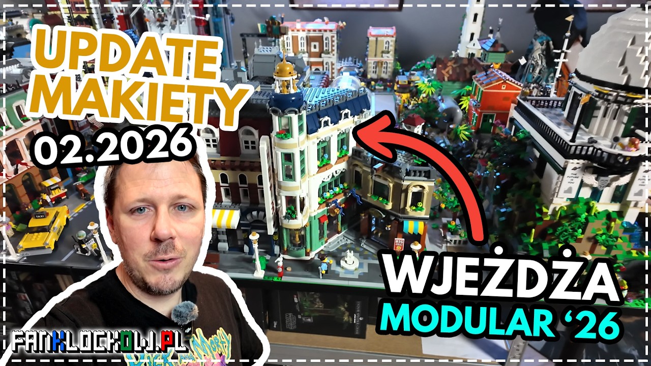 Moja makieta LEGO®: Aktualizacja na luty i wjazd Ulicy handlowej (11371!)