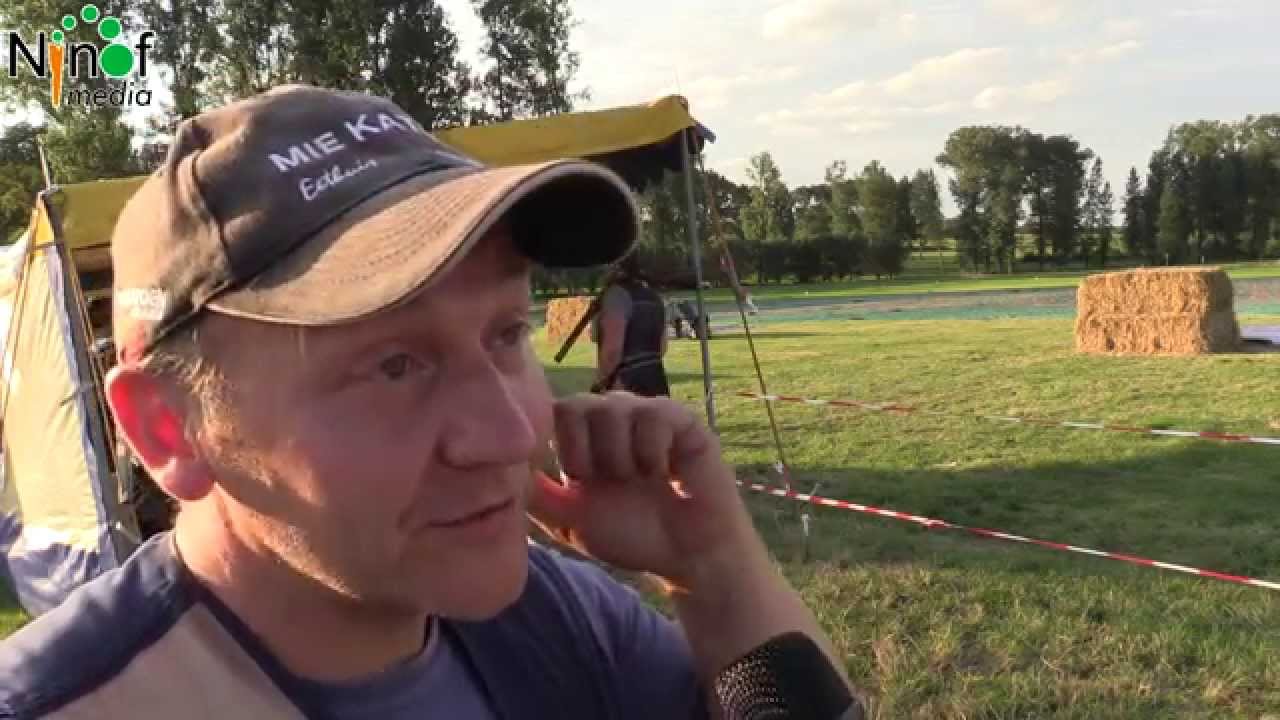 Ivan en  Kelly  tevreden over hun eerste BK kleiduifschieten.