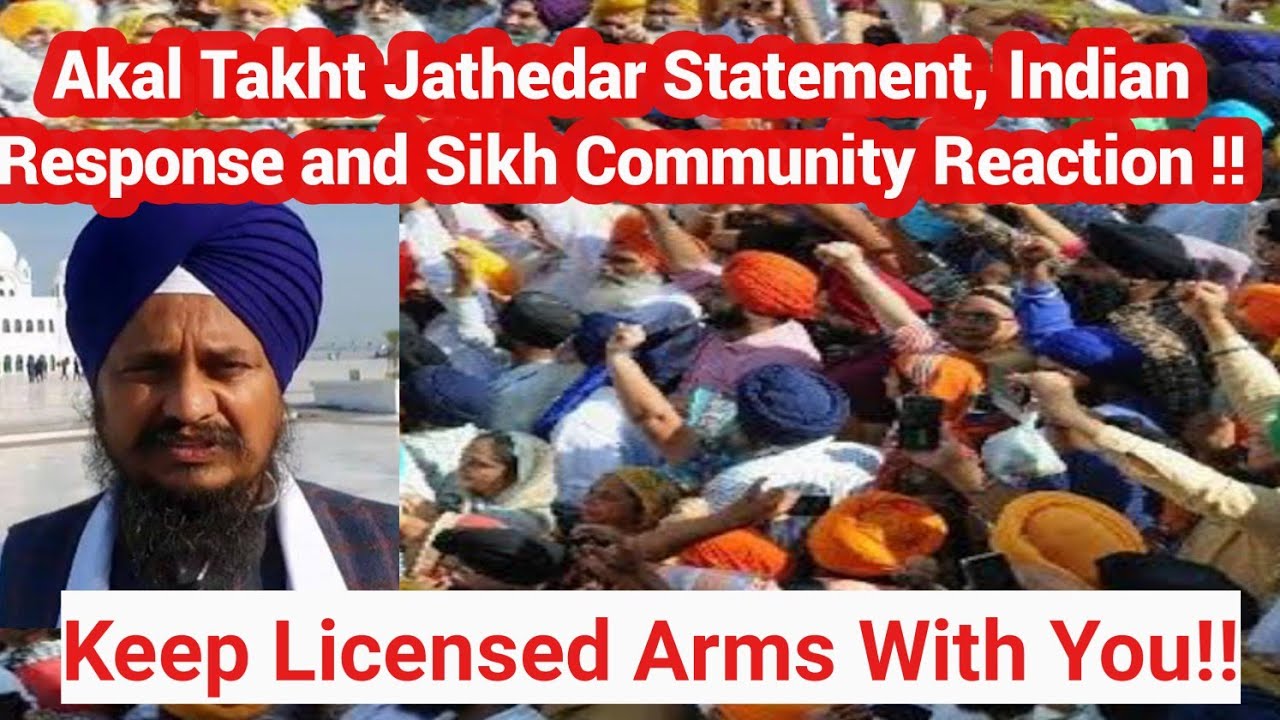 Sri Akal Takht Jathedar Statement and Punjab CM Baghwant Man Response - Security Meaaures |Guru TV