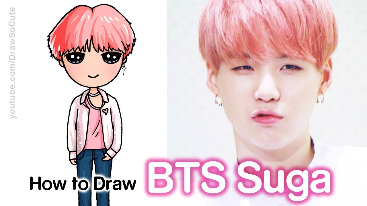 How to Draw Suga | BTS