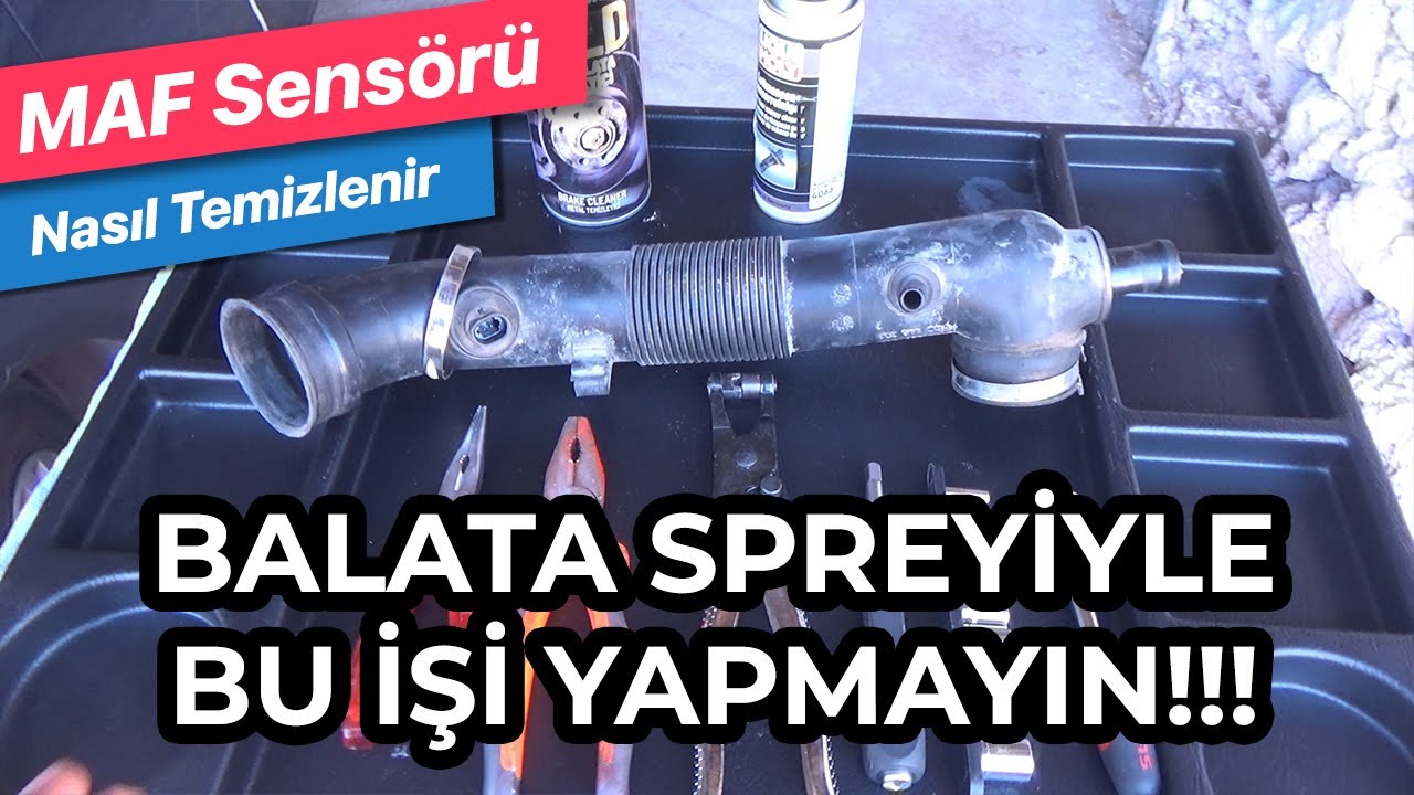 MAF sensörü nasıl temizlenir - Liqui Moly sensör temizleme spreyi