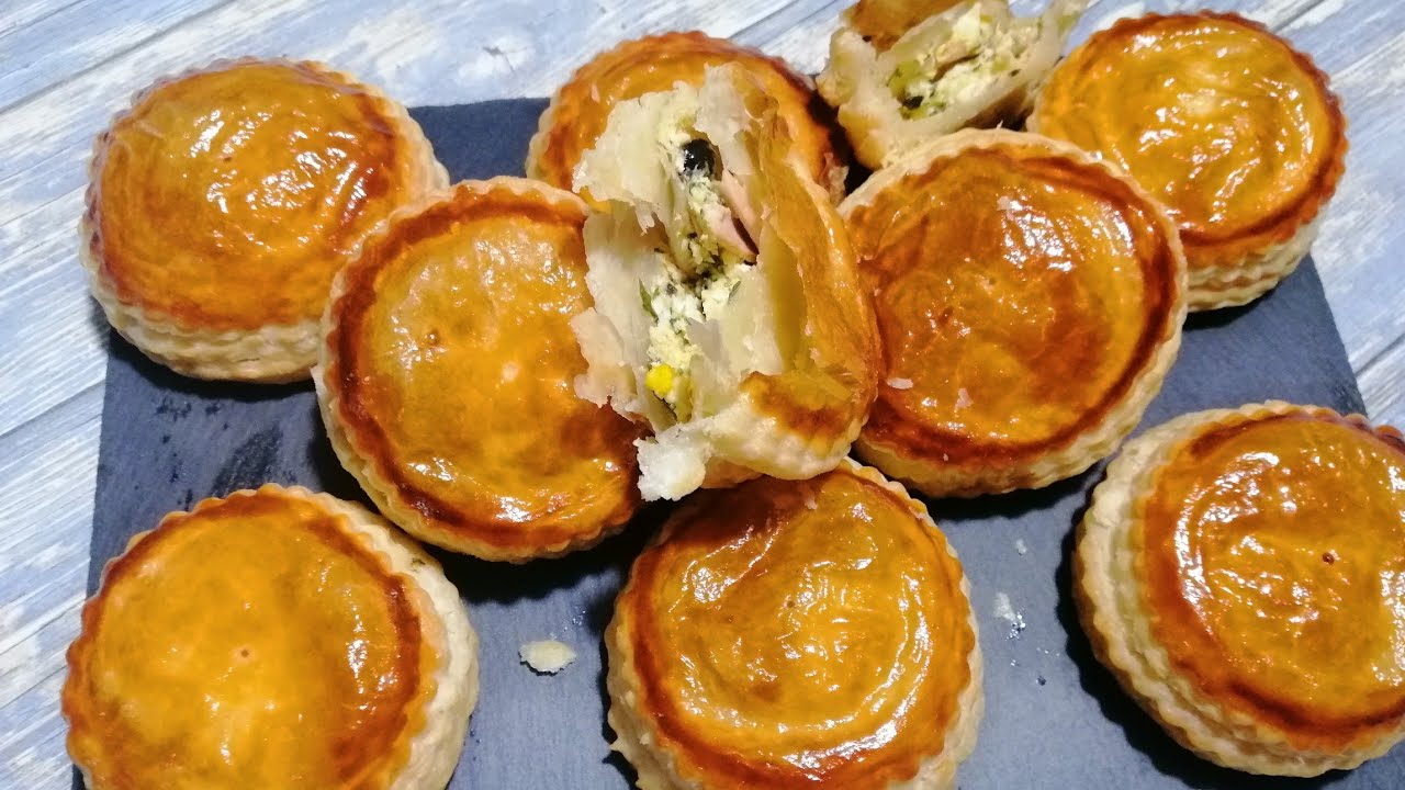 پاتي تونسي بالتن والجبن..خفة وبنة/ Pâté      Tunisien au Thon/Fromage