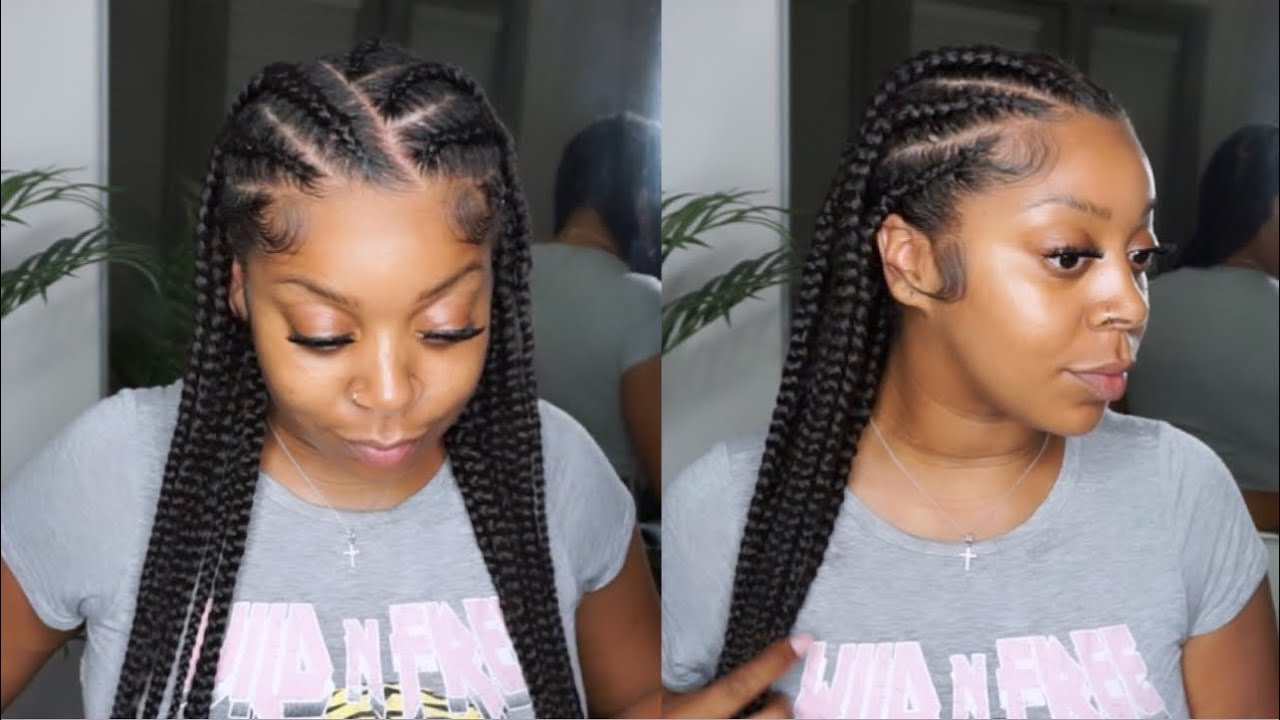 DIY FULANI/ TRIBAL BRAIDS | BEGINNER FRIENDLY PROTECTIVE STYLE