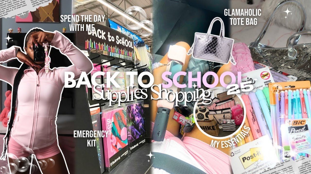 BACK TO SCHOOL SUPPLIES SHOPPING + HAUL 2025 | my college essentials