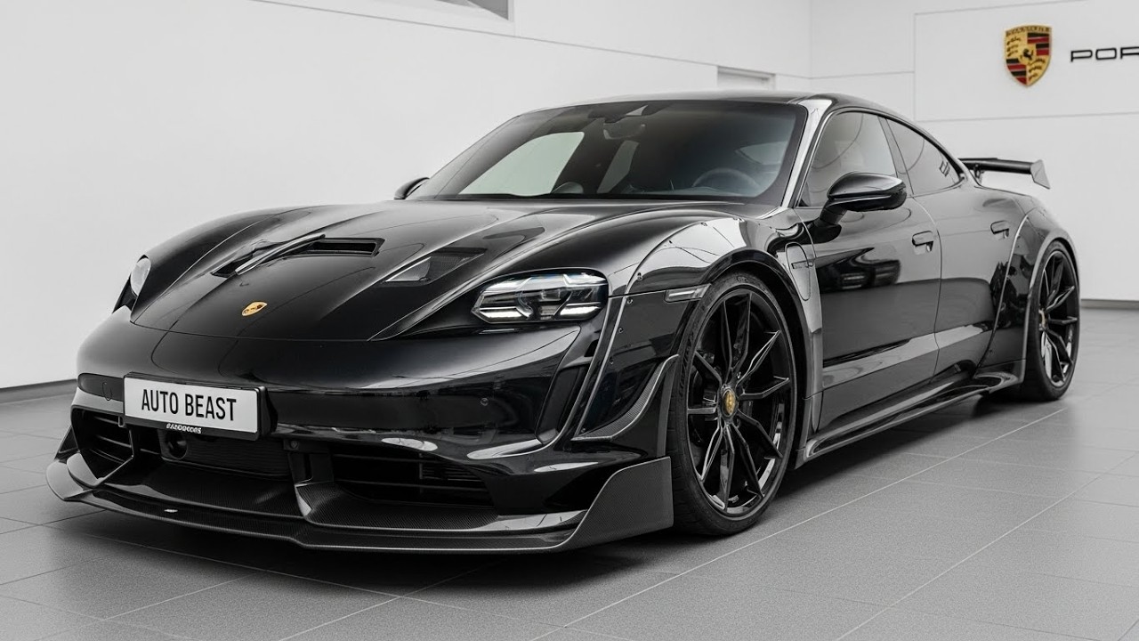 Porsche Taycan GT Black Series 2027 | Концепт с искусственным интеллектом