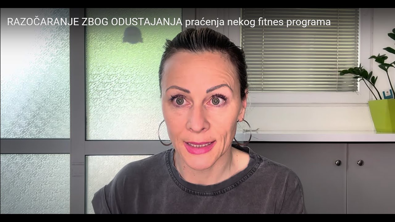 RAZOČARANJE ZBOG ODUSTAJANJA praćenja nekog fitnes programa