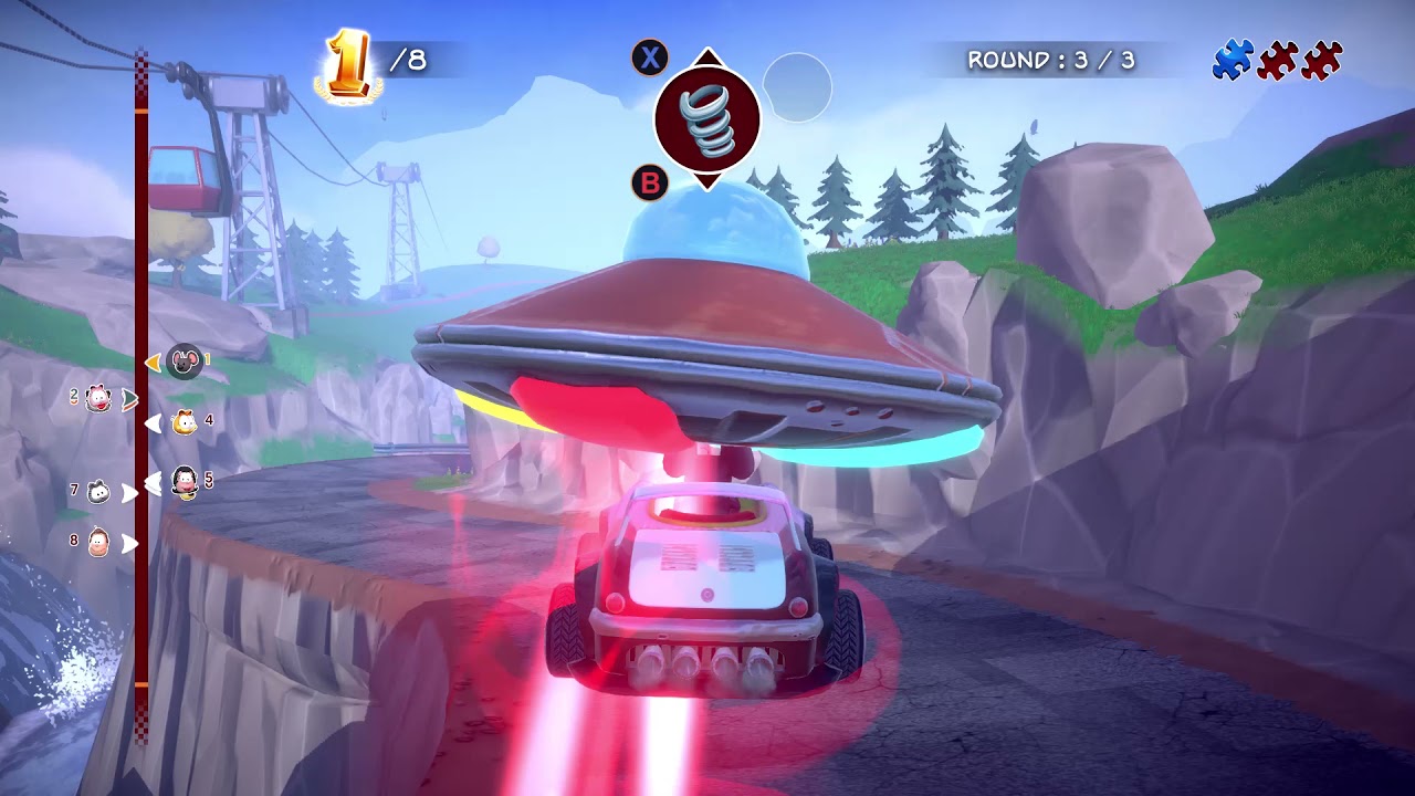 [Xbox One] Garfield Kart Furious Racing - Grand Prix: Hamburger Cup (50cc) - Squeak