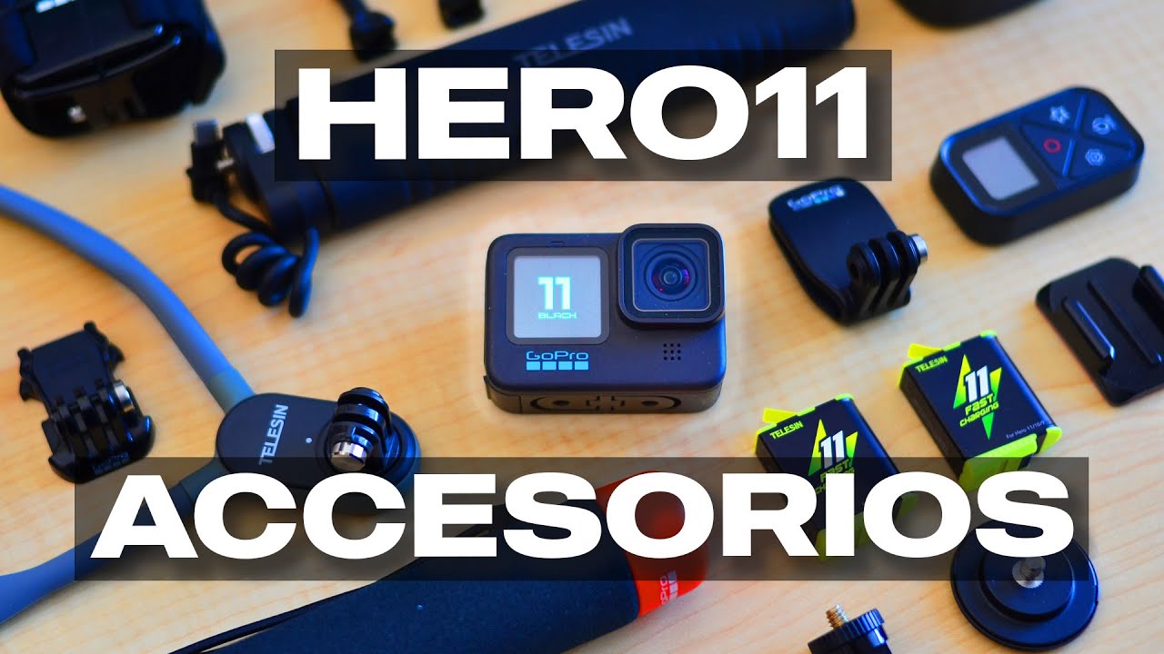 10 Mejores ACCESORIOS para GOPRO 11 y HERO 12 🥇