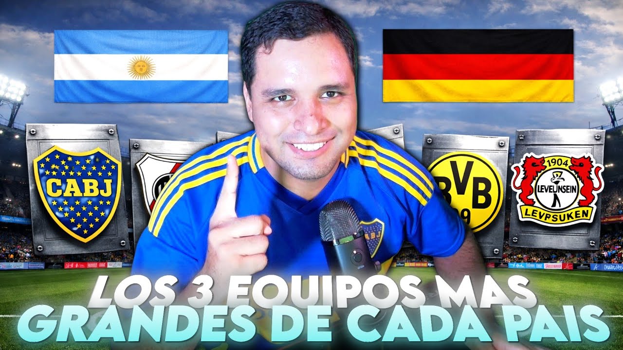 LOS 3 CLUBES MAS GRANDES DE CADA PAÍS. REACCIÓN PICANTE.