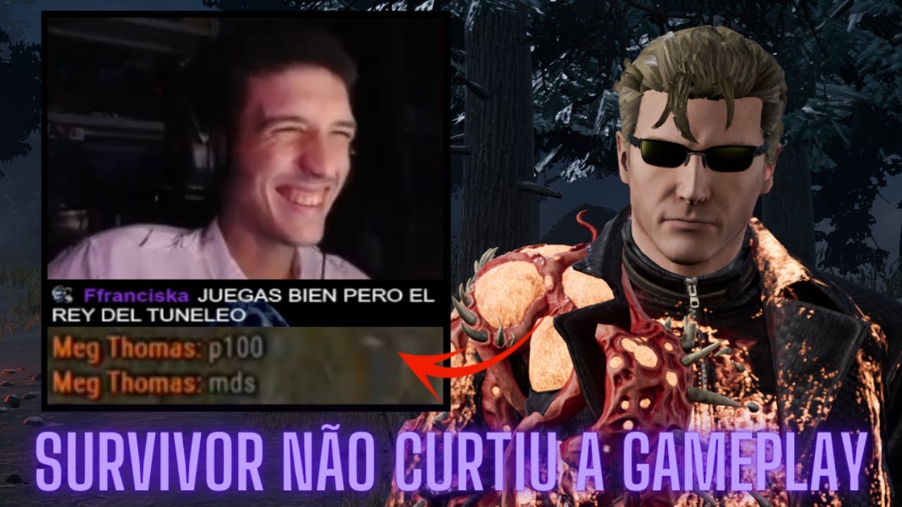 SURVIVOR NÃO CURTIU O QUE EU FIZ NA PARTIDA E VEIO NA LIVE... (rey del tuneleo) l Dead by Daylight
