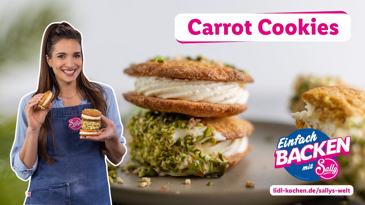 Carrot Cookies | Karottenkuchen mal anders | Lidl Einfach Backen Mit Sally | Sallys Welt
