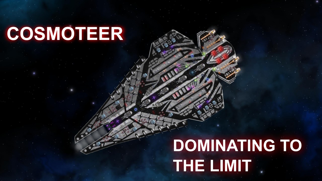 Cosmoteer Showcase with mods - Dominating to the limit part 2