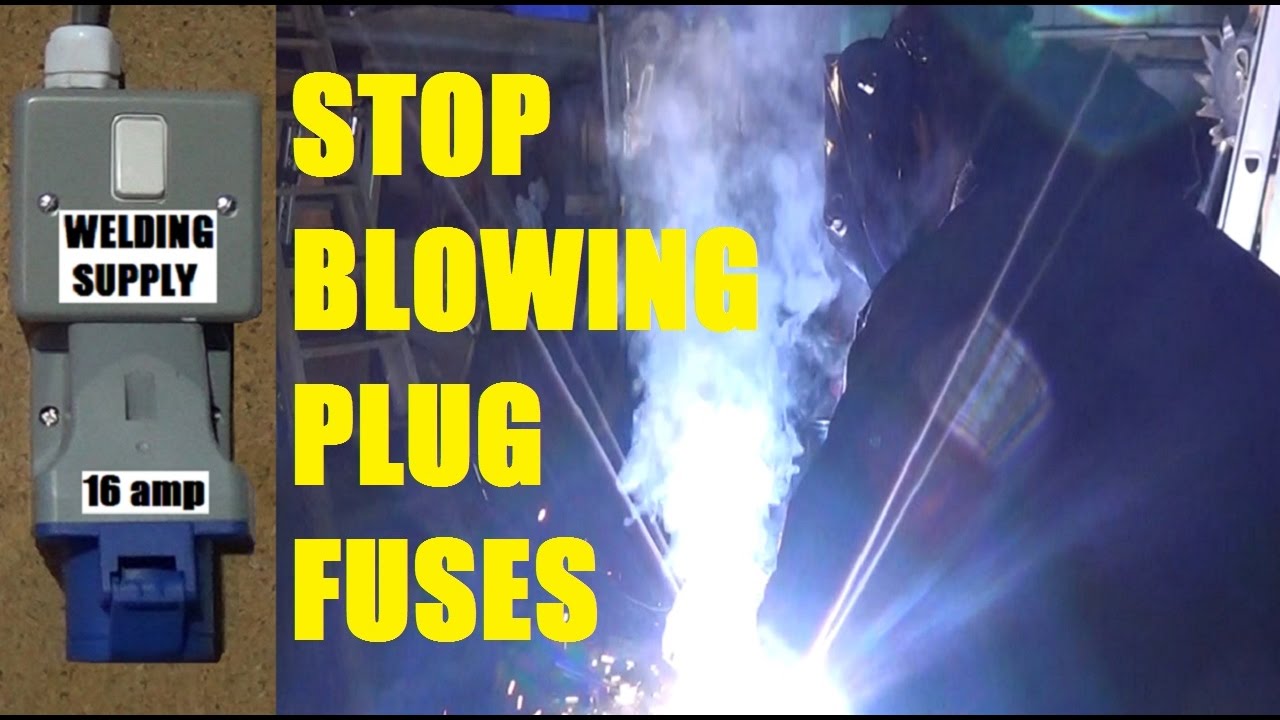 Install 16 amp Industrial Socket for Welder - Stop Blowing 13 amp Plug Fuses using a Blue Cee-Form