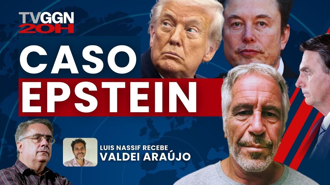Trump, Musk e Bolsonaro: as menções no caso Epstein | TVGGN 20H com Nassif | (03/02/26)