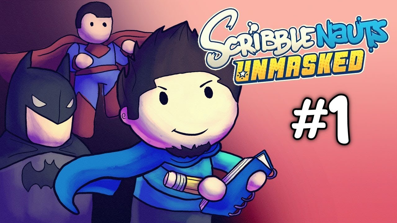 Scribblenauts Unmasked: A DC Comics Adventure Wii U Walkthrough | #1 | Maxwell Murder Returns