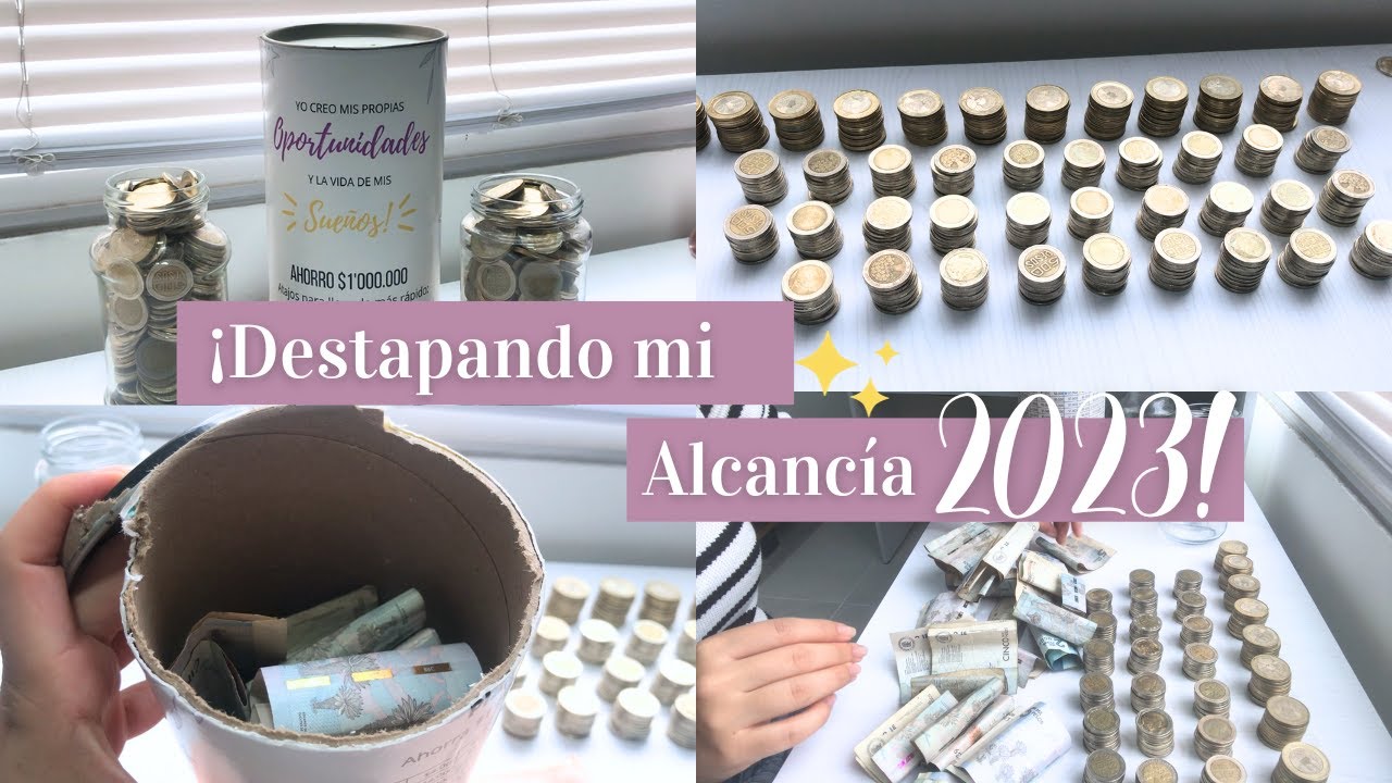 ¡Descubre cuánto ahorré este 2023! 💰 | Abriendo mi alcancía de 12 meses
