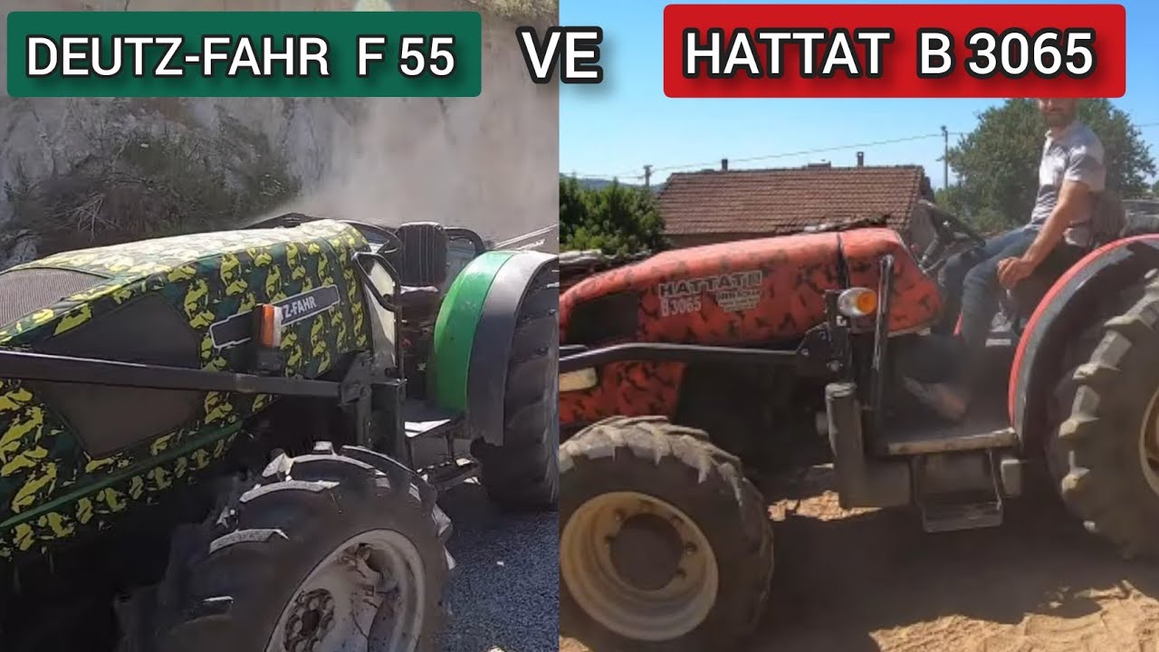 5 Ton Toprak Yüklü Karşılaştırma || DEUTZ-FAHR F 55 ve HATTAT B 3065