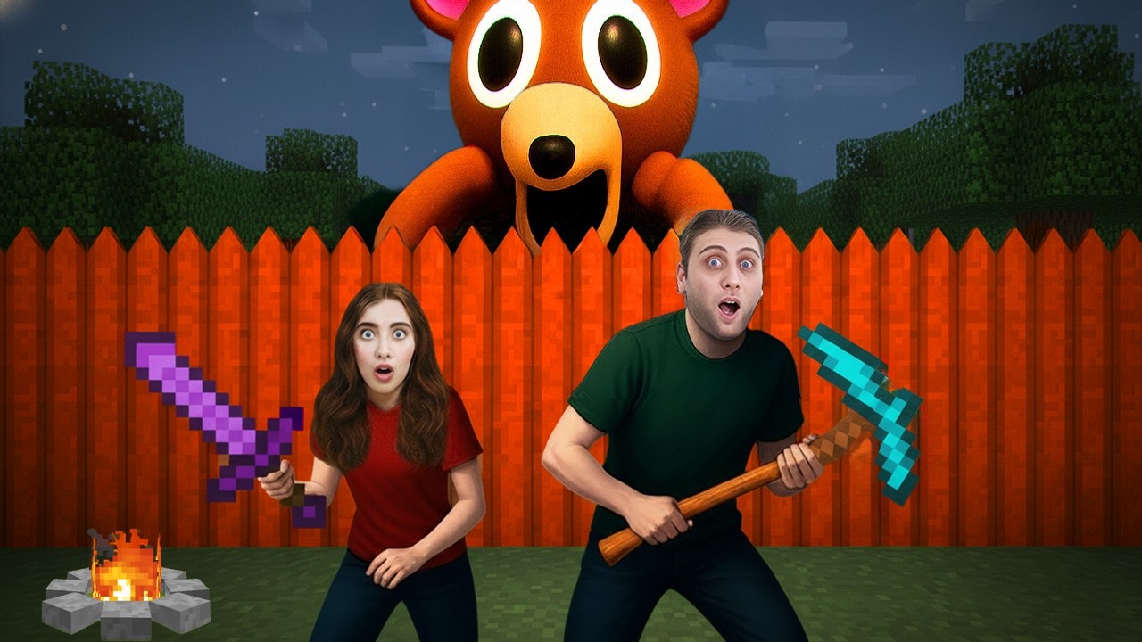 الاختباء من وحش الغزال في ٩٩ ليلة في الغابة | فيلم ماين كرافت