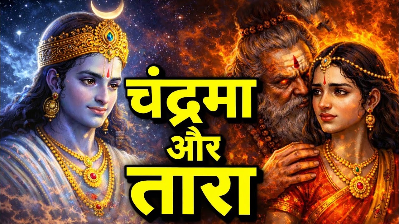 चंद्रमा और तारा की कहानी | देवगुरु बृहस्पति की पत्नी तारा और चंद्रदेव का रहस्य | Hindu Mythology