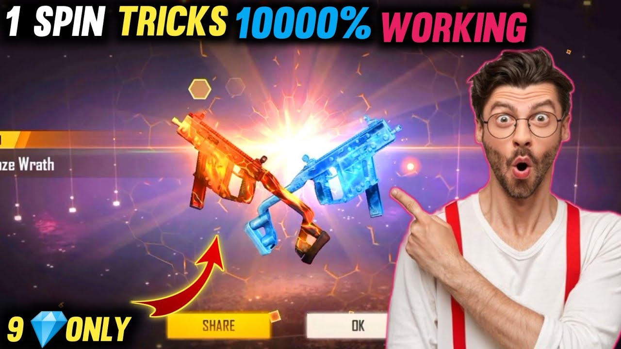 I GOT A NEW DOUBLE VECTOR SKIN || ONLY ONE SPIN TRICKS || X2DAY GAMER || FREE FIRE NEW EVENT