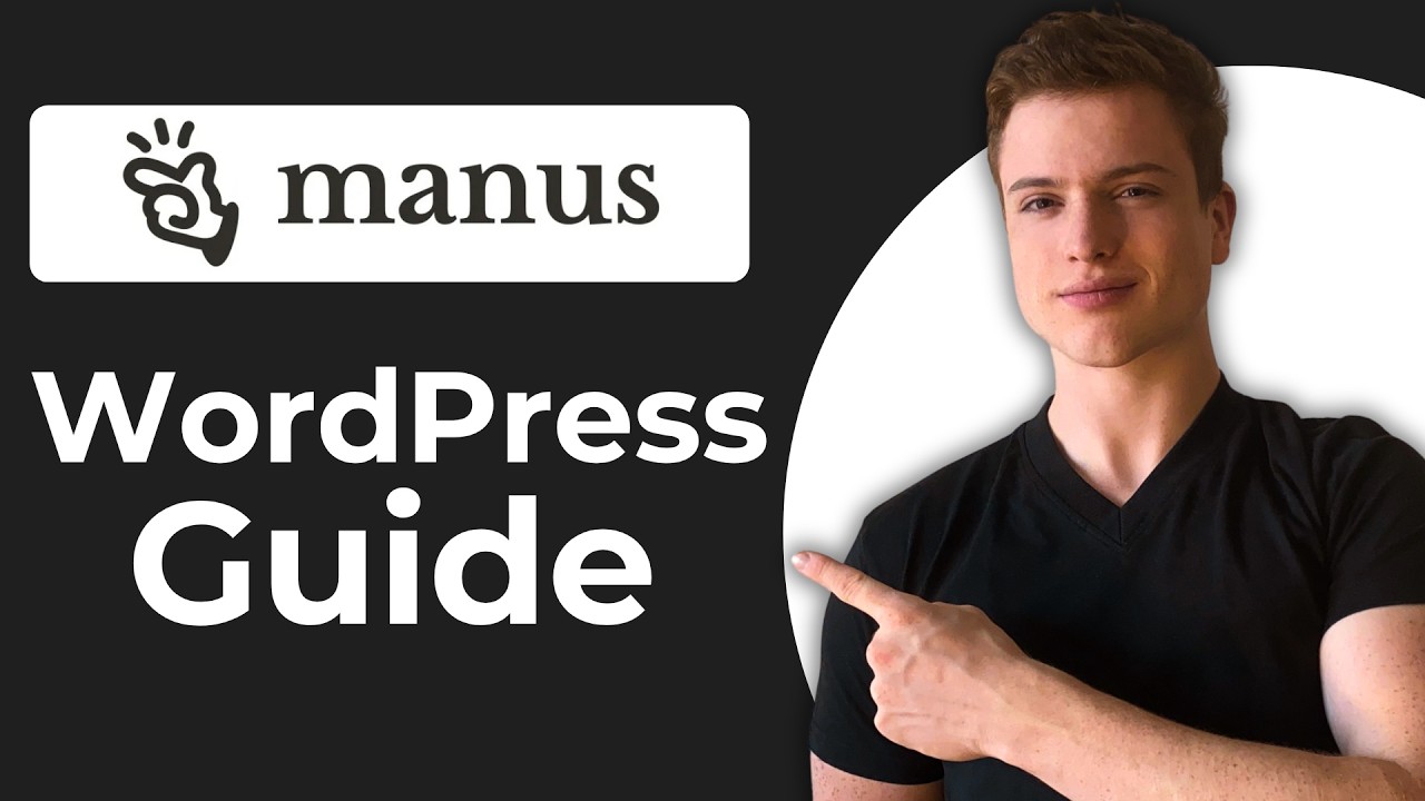 Как создать веб-сайт на WordPress с помощью Manus AI (полное руководство)