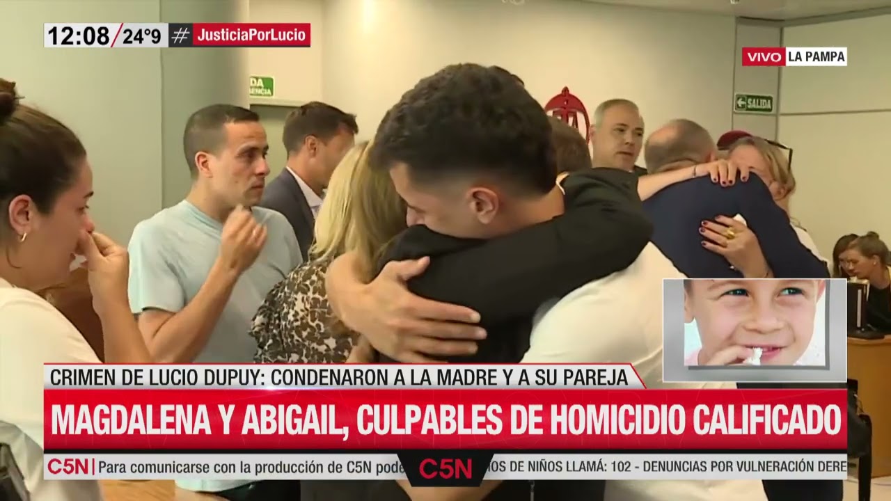 La REACCIÓN del PADRE de LUCIO DUPUY tras la LECTURA del VEREDICTO