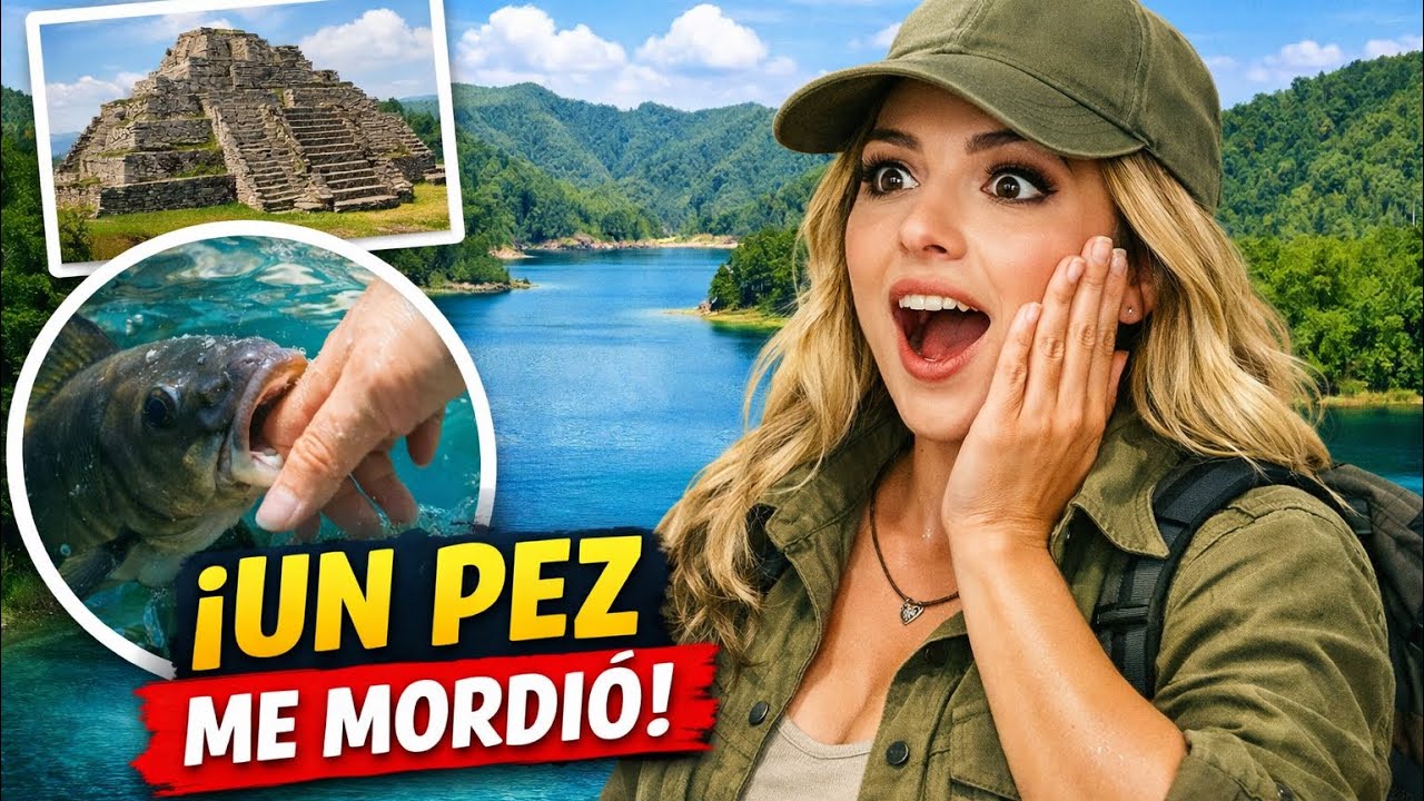 Un pez me mordió en los Lagos de Montebello 😱 | Chinkultic Chiapas